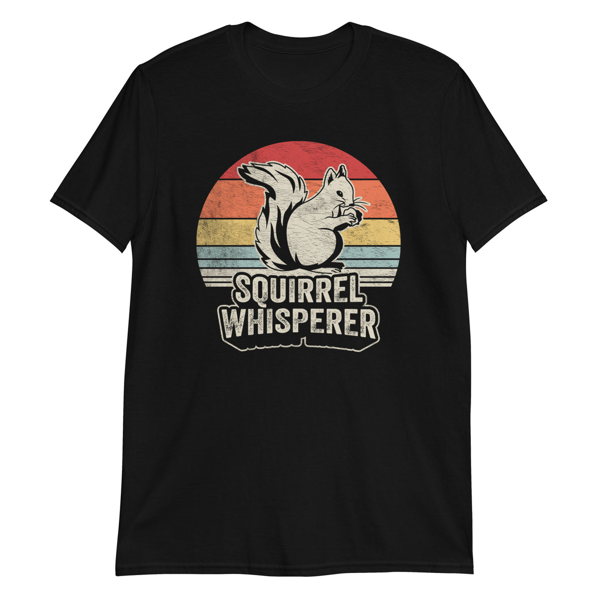 Squirrel Lover Squirrel Whisperer Funny Retro Vintage T-Shirt