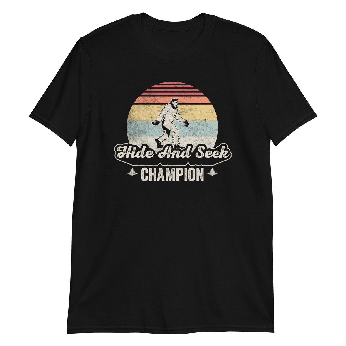 Hide And Seek World Champion  Monster Bigfoot Vintage Unisex T-shirt