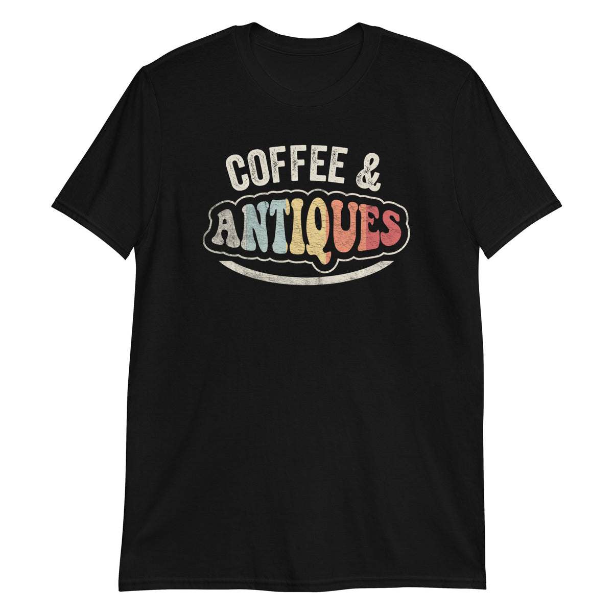 Coffee and Antiques Antique Lover Retro Vintage Style T-Shirt