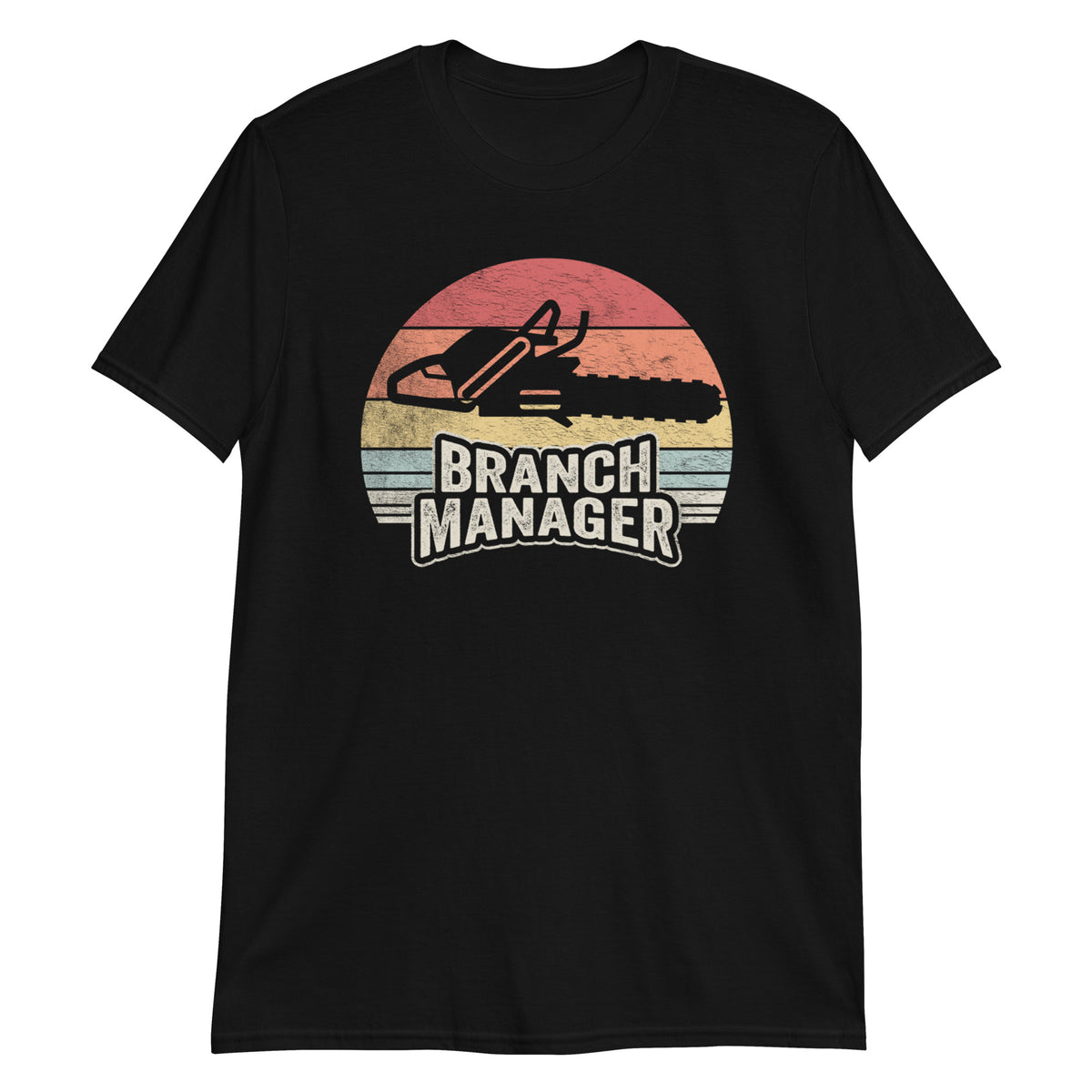 Branch Manager Cool Lumberjack Arborist Logger Funny Vintage T-Shirt