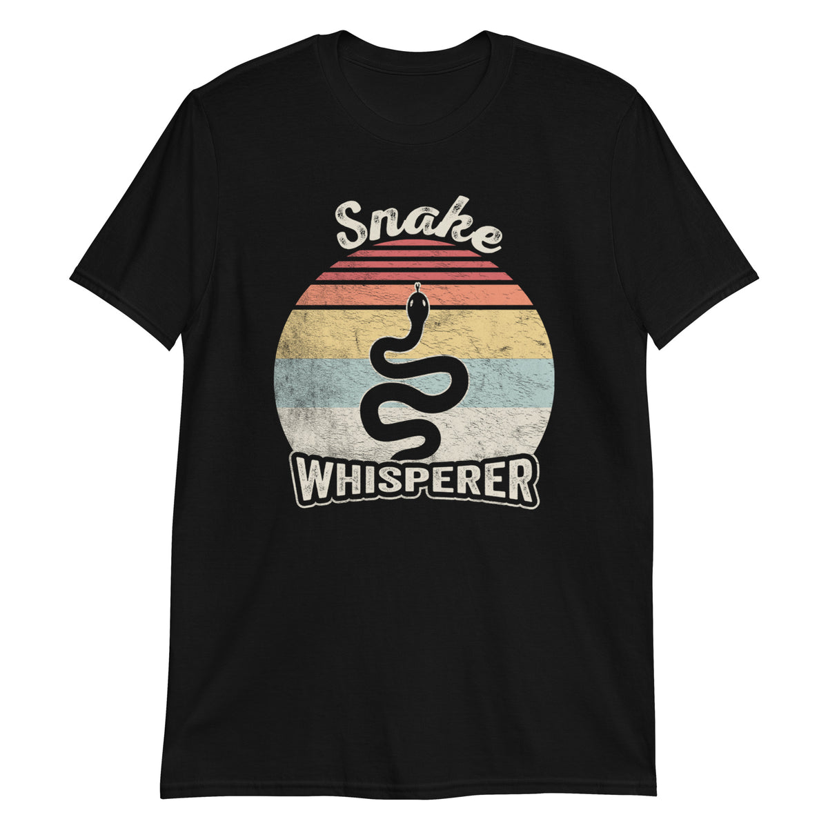 Snake Whisperer Snakes Lover Animal Retro Vintage T-Shirt