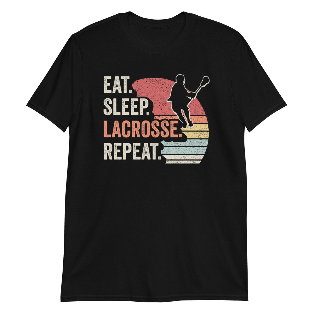 Eat Sleep Lacrosse Repeat T-Shirt