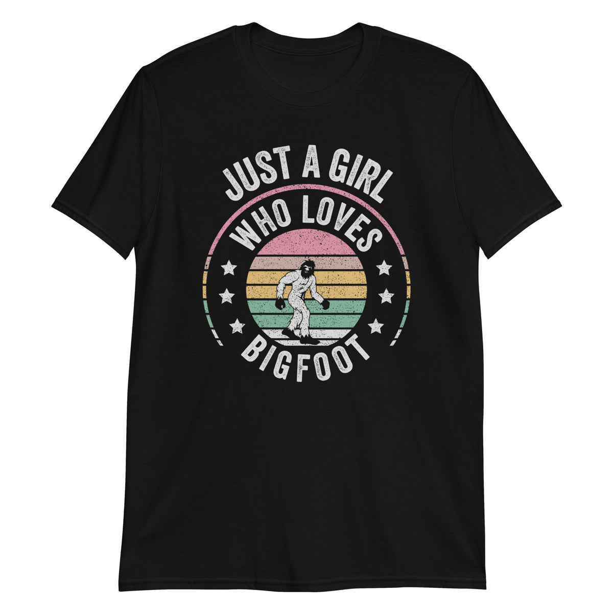 Just a Girl Who Loves Bigfoot T-Shirt