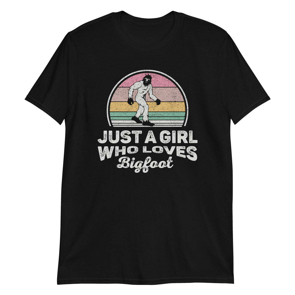 Just a Girl Who Loves Bigfoot T-Shirt