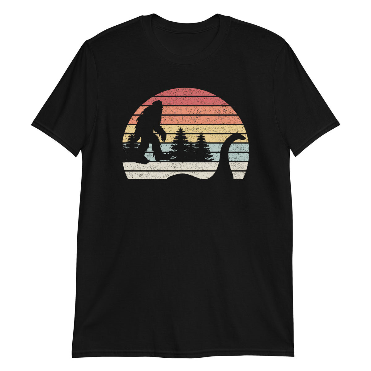 Funny Rocking Sasquatch Bigfoot Lovers  T-Shirt
