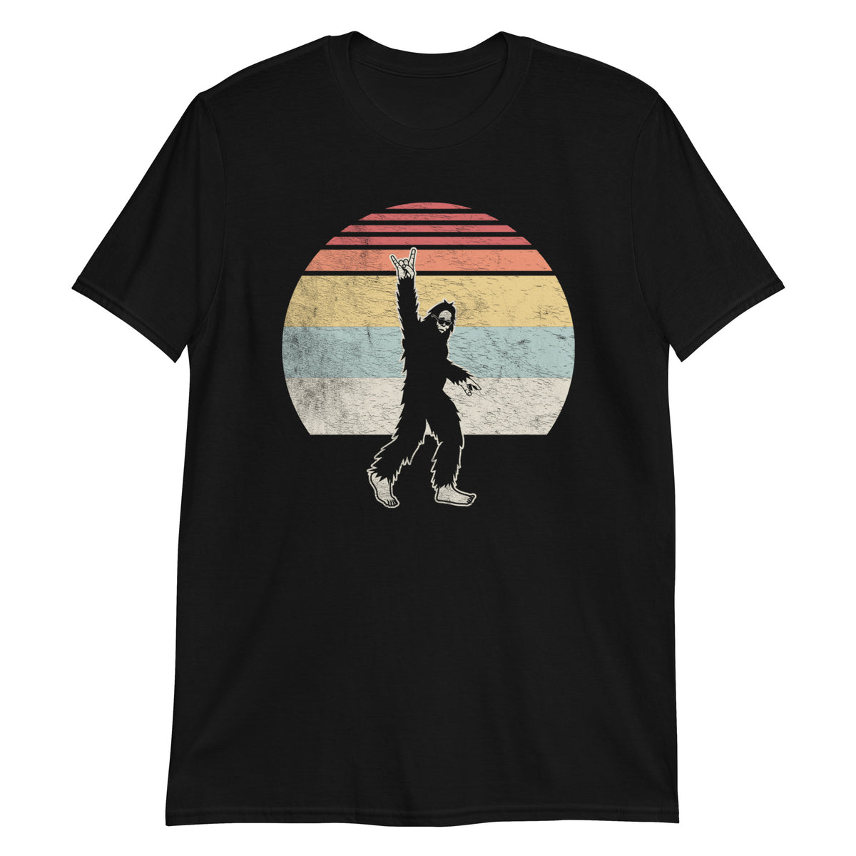 Yeti Cryptid Bigfoot  Bigfoot Sasquatch Rock n Roll T-Shirt