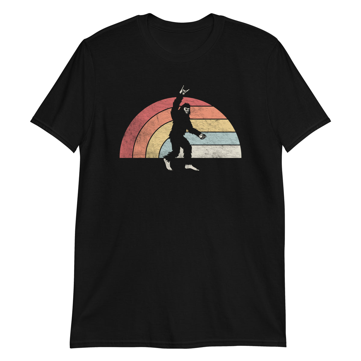 Hip Hop Bigfoot Lovers Vintage Sunset T-Shirt