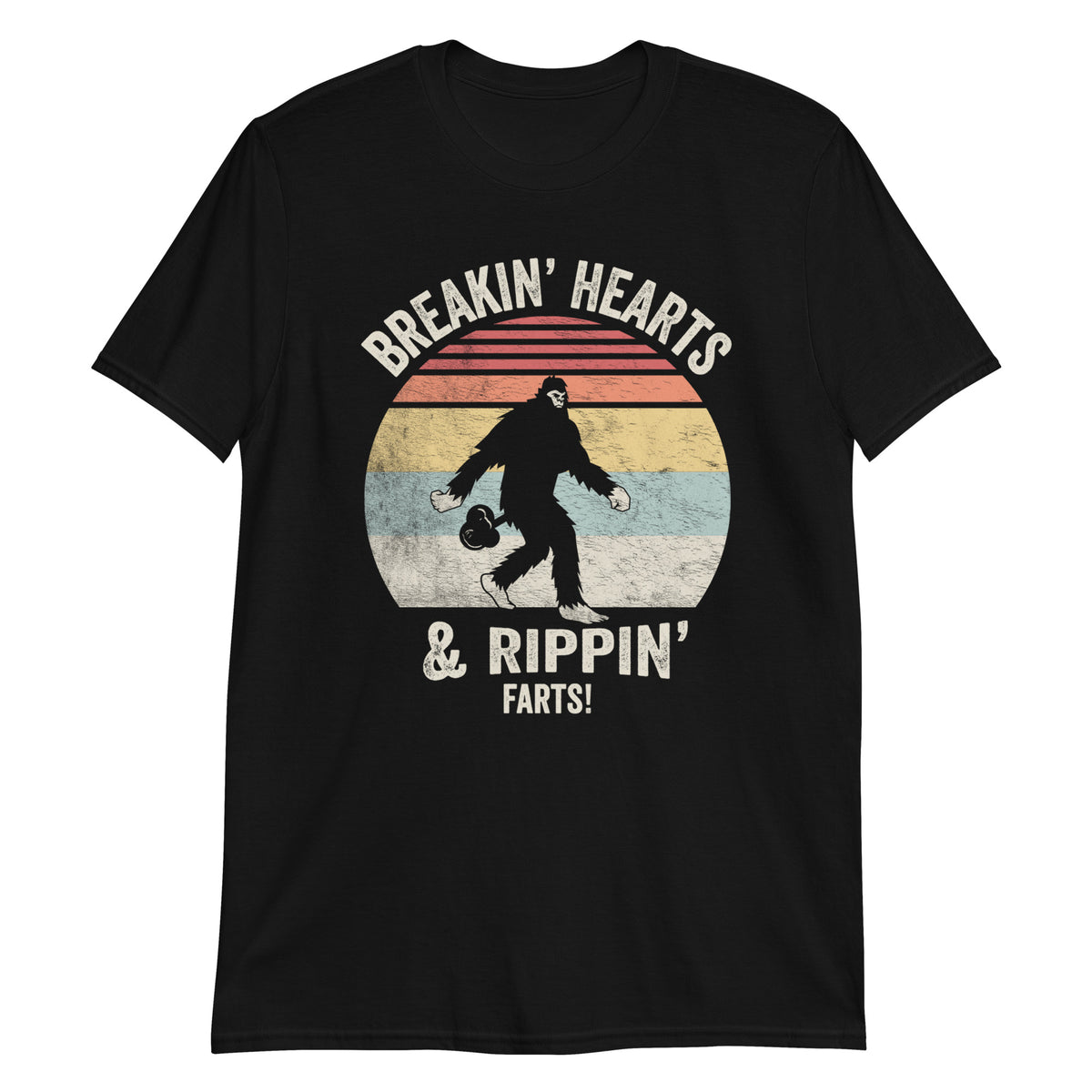 Funny Brekin' Hearts & Rippin' Farts! bigfoot sasquatch T-Shirt