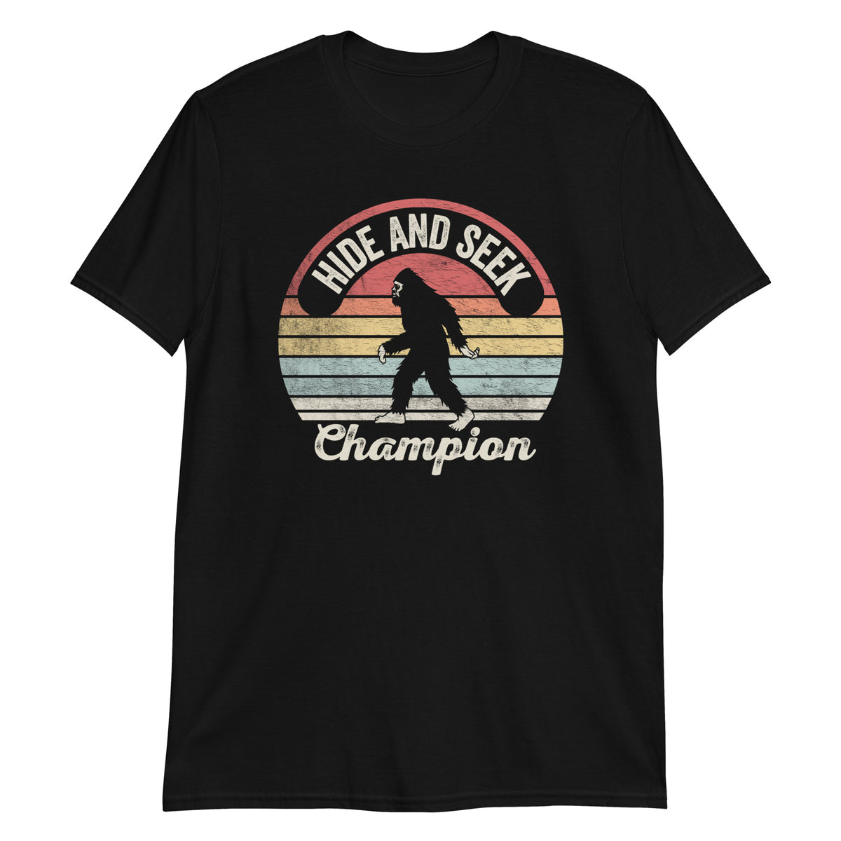 Undefeated Hide and Seek World Champion Retro Vintage T-Shirt