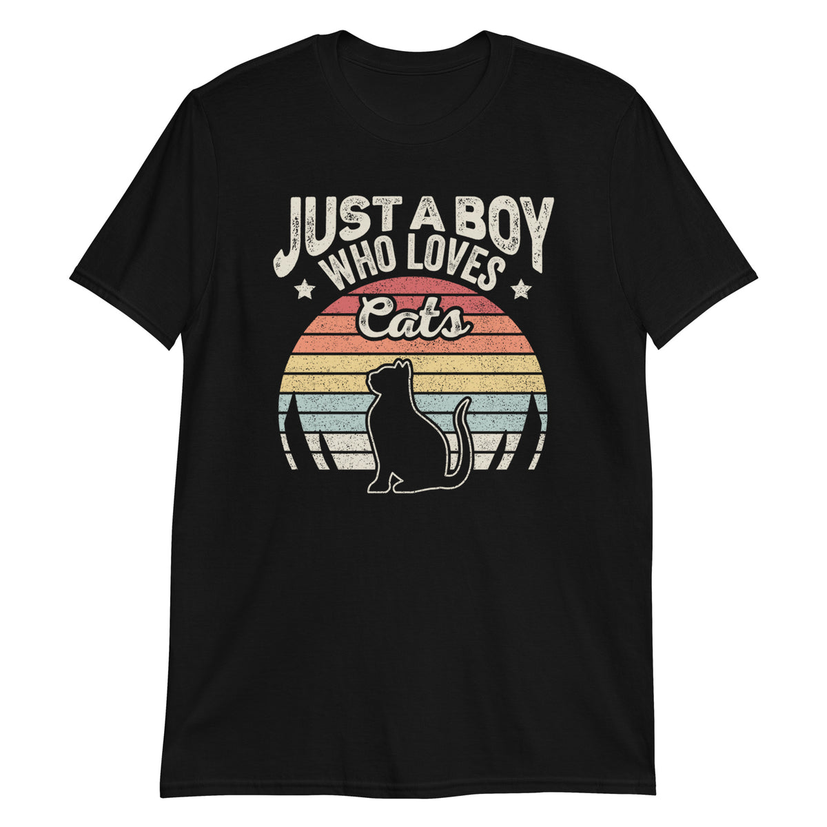 Just a Boy Who Loves Cats T-Shirt