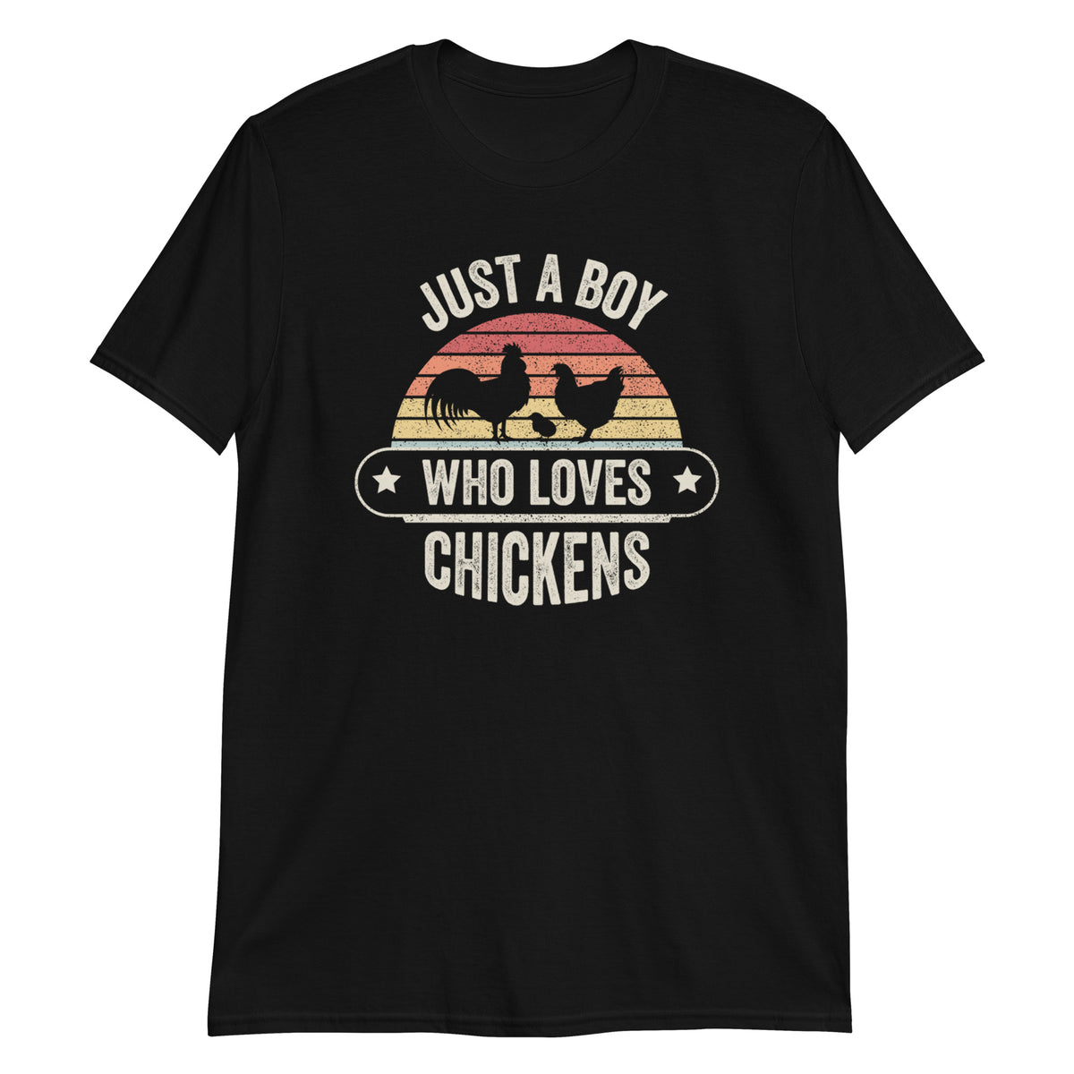 Just A Boy Who Loves Chickens T-Shirt