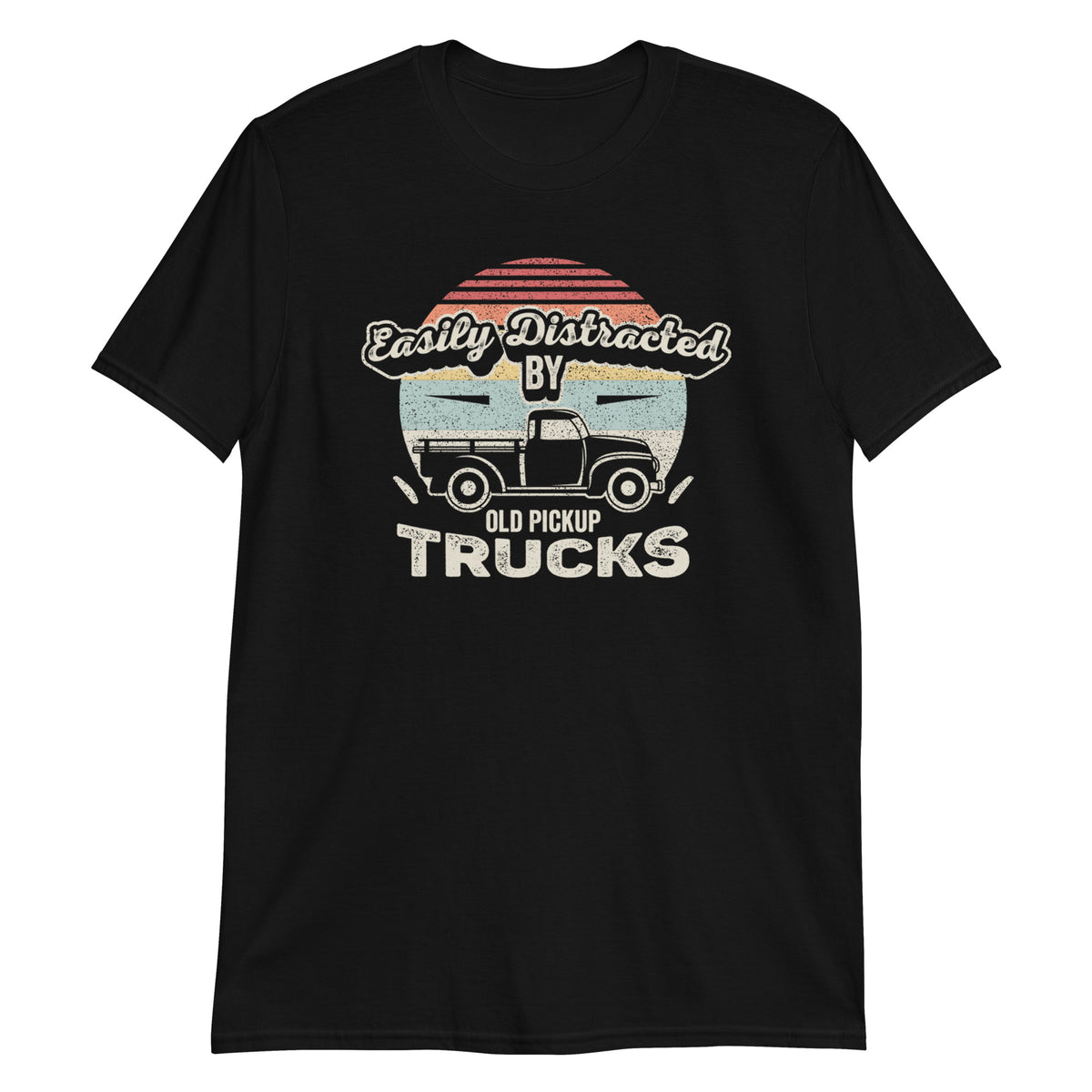 Easily Distracted By Old Pickup Trucks T-Shirt