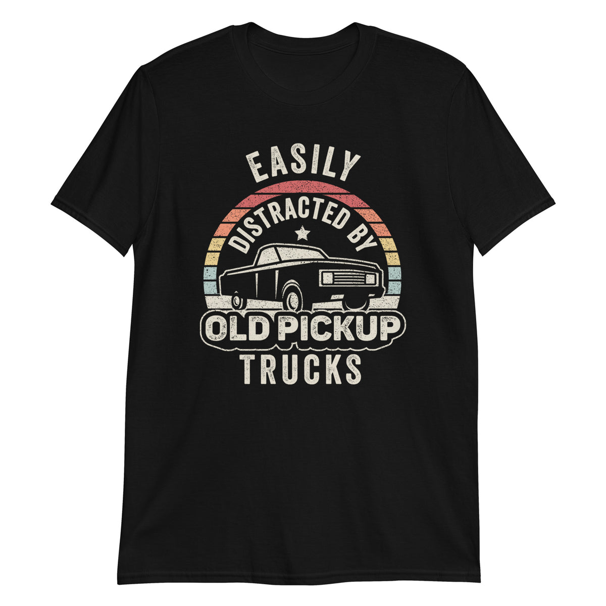 Easily Distracted By Old Pickup Trucks T-Shirt