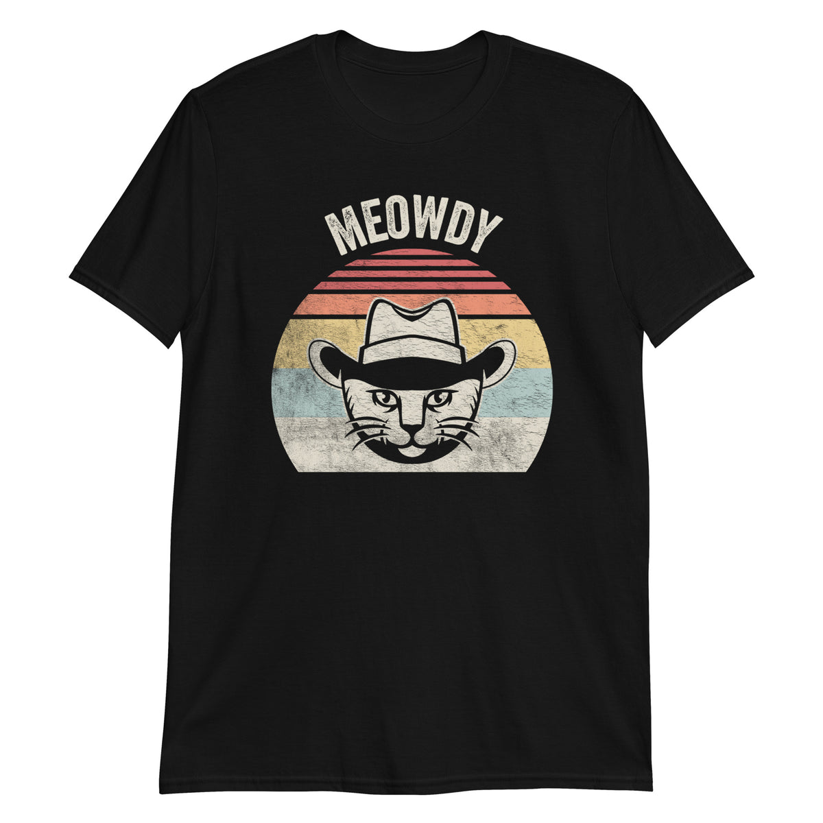 Meowdy T-Shirt - Vintage-Inspired Retro Design, 100% Ring-Spun Cotton, Exceptional Comfort