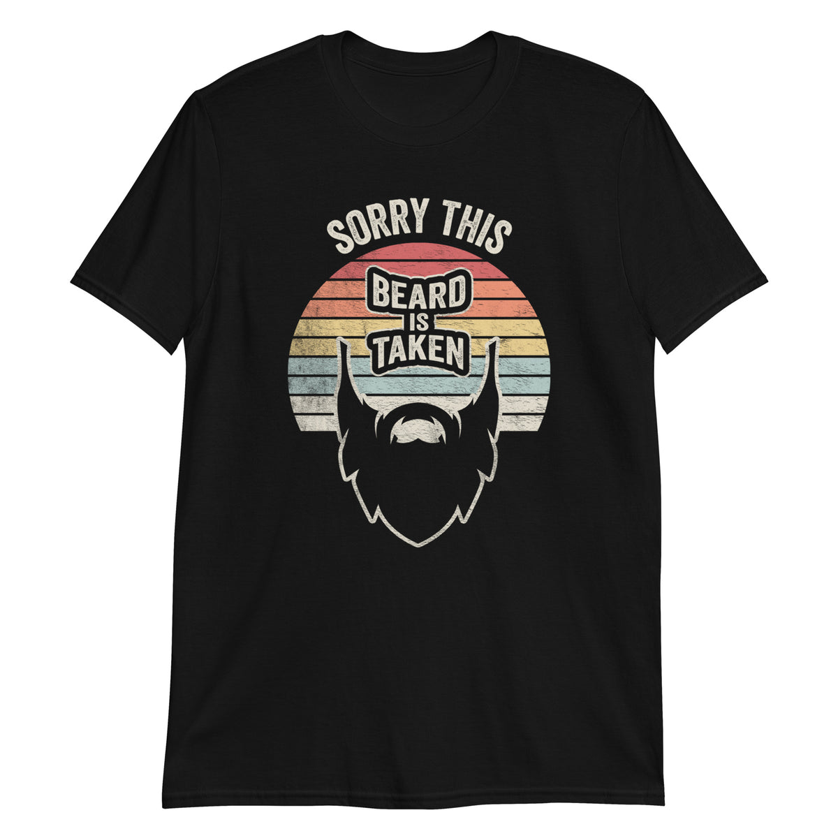 Sorry This Beard Is Taken Vintage Bearded Men's T-Shirt