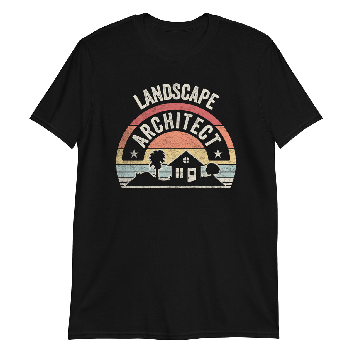 Landscape Architect Retro Vintage Funny Gift For Men & Women T-shirt