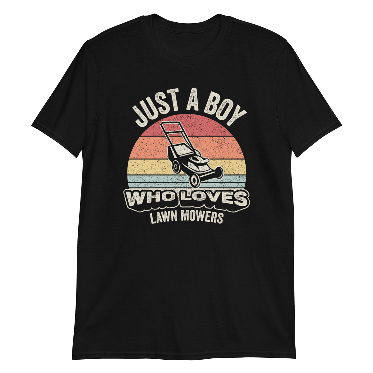 Just a Boy Who Loves Lawn Mower T-Shirt