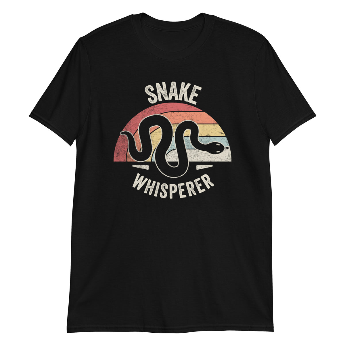 Snake Whisperer Snakes Lover Animal Retro Vintage T-Shirt