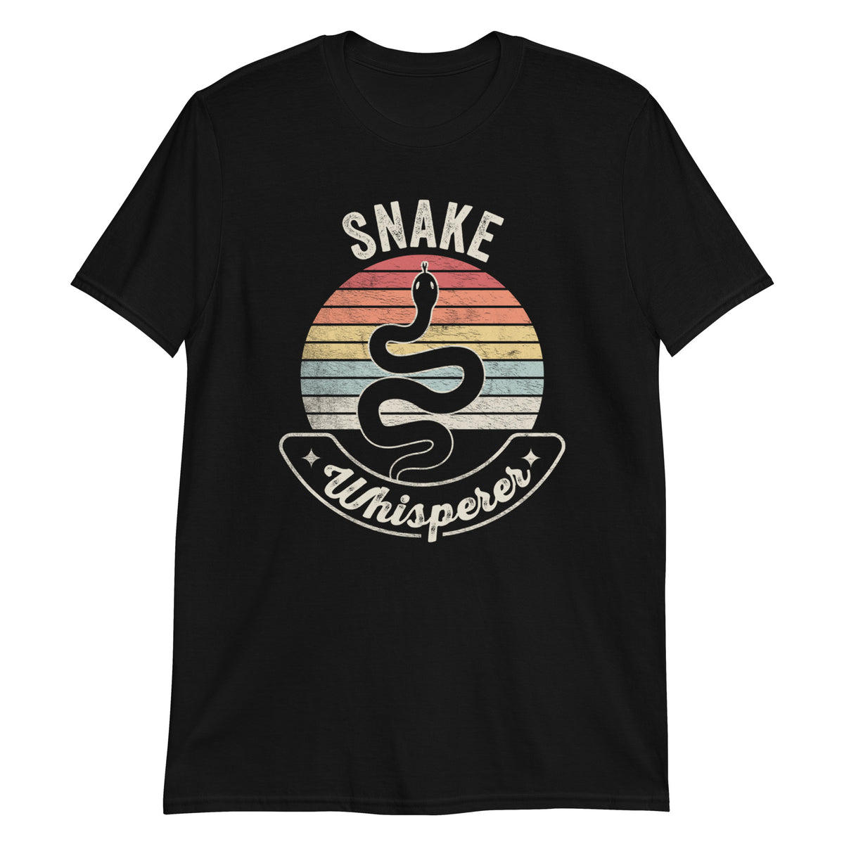 Snake Whisperer Snakes Lover Animal Retro Vintage T-Shirt