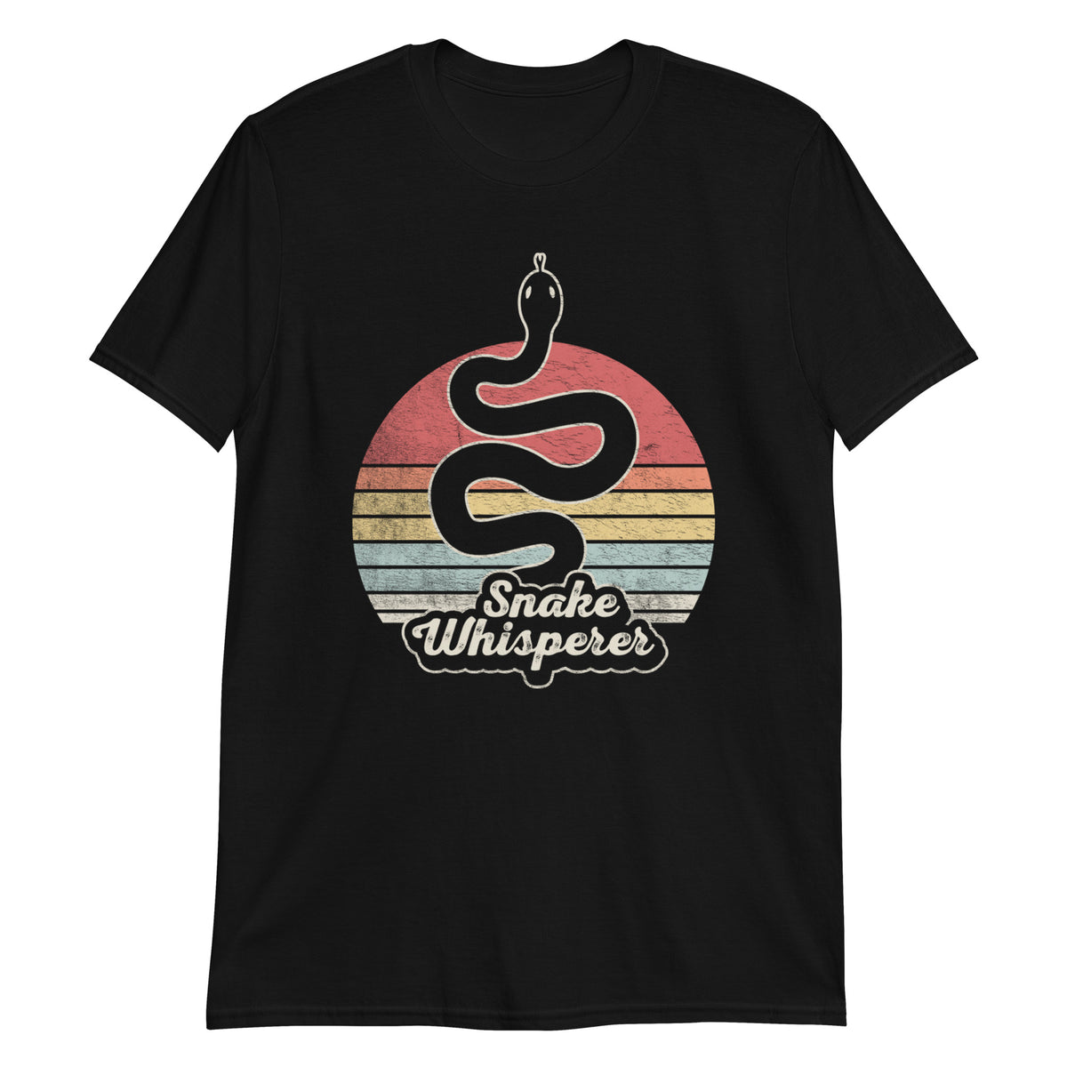 Snake Whisperer Snakes Lover Animal Retro Vintage T-Shirt