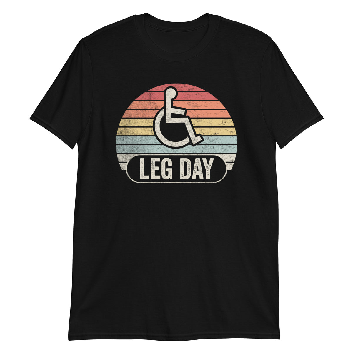 Leg Day Funny Gym Workout Retro Vintage Unisex T-Shirt