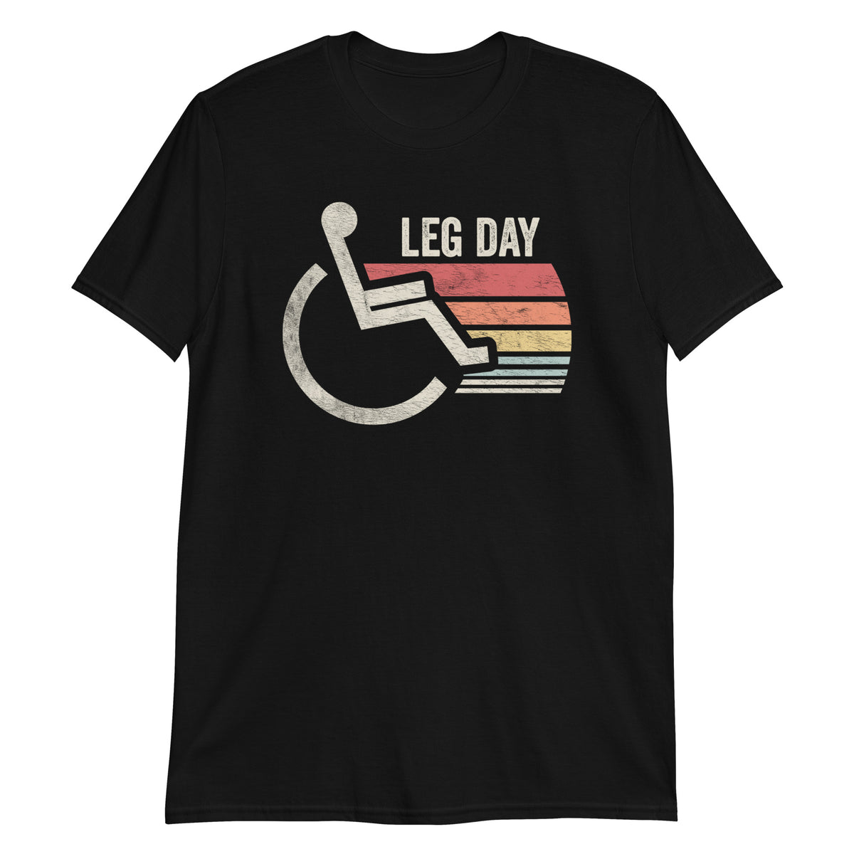 Leg Day Funny Gym Workout Retro Vintage Unisex T-Shirt