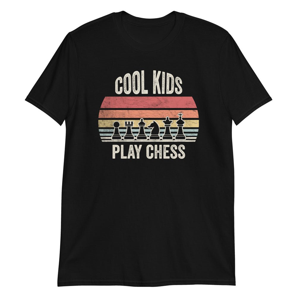 Cool Kids Play Chess Funny Chess Gift For Chess Lover Kids Boys Girls Cool Player T-Shirt