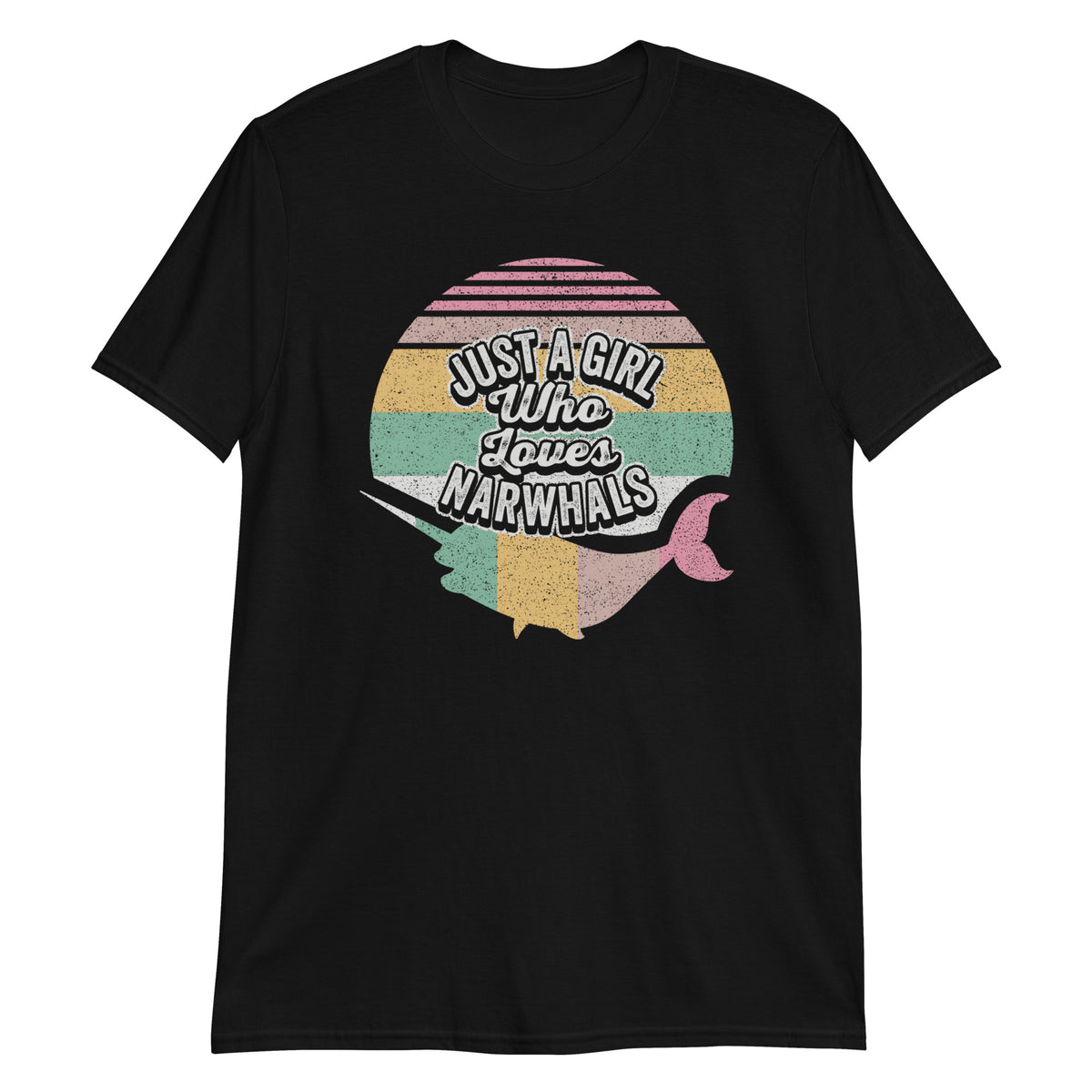 Just a Girl Who Loves Narwhals T-Shirt