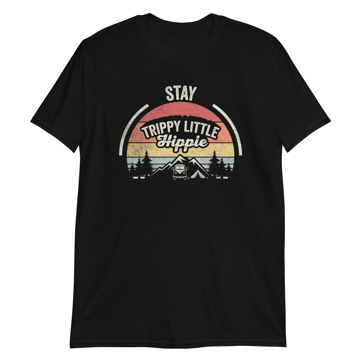 Stay Trippy Little Hippie Vintage Retro 60's 70's Hippy T-Shirt