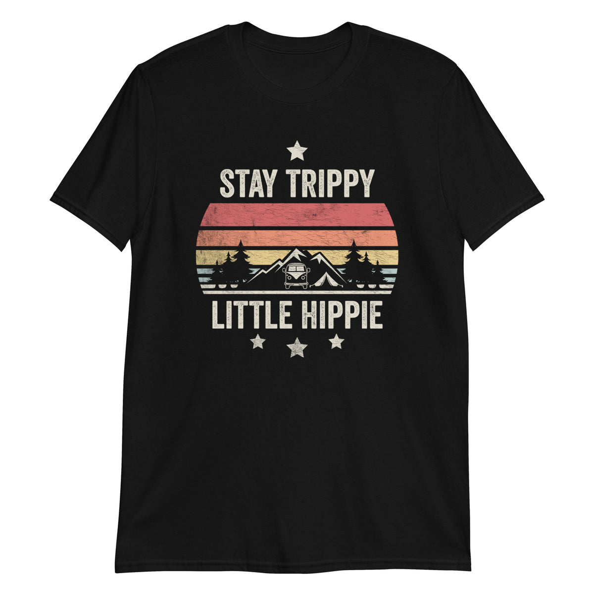 Stay Trippy Little Hippie Vintage Retro 60's 70's Hippy T-Shirt