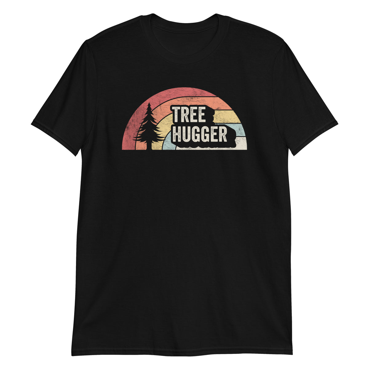 Tree Hugger Retro Vintage Environmental Nature Lover T-Shirt