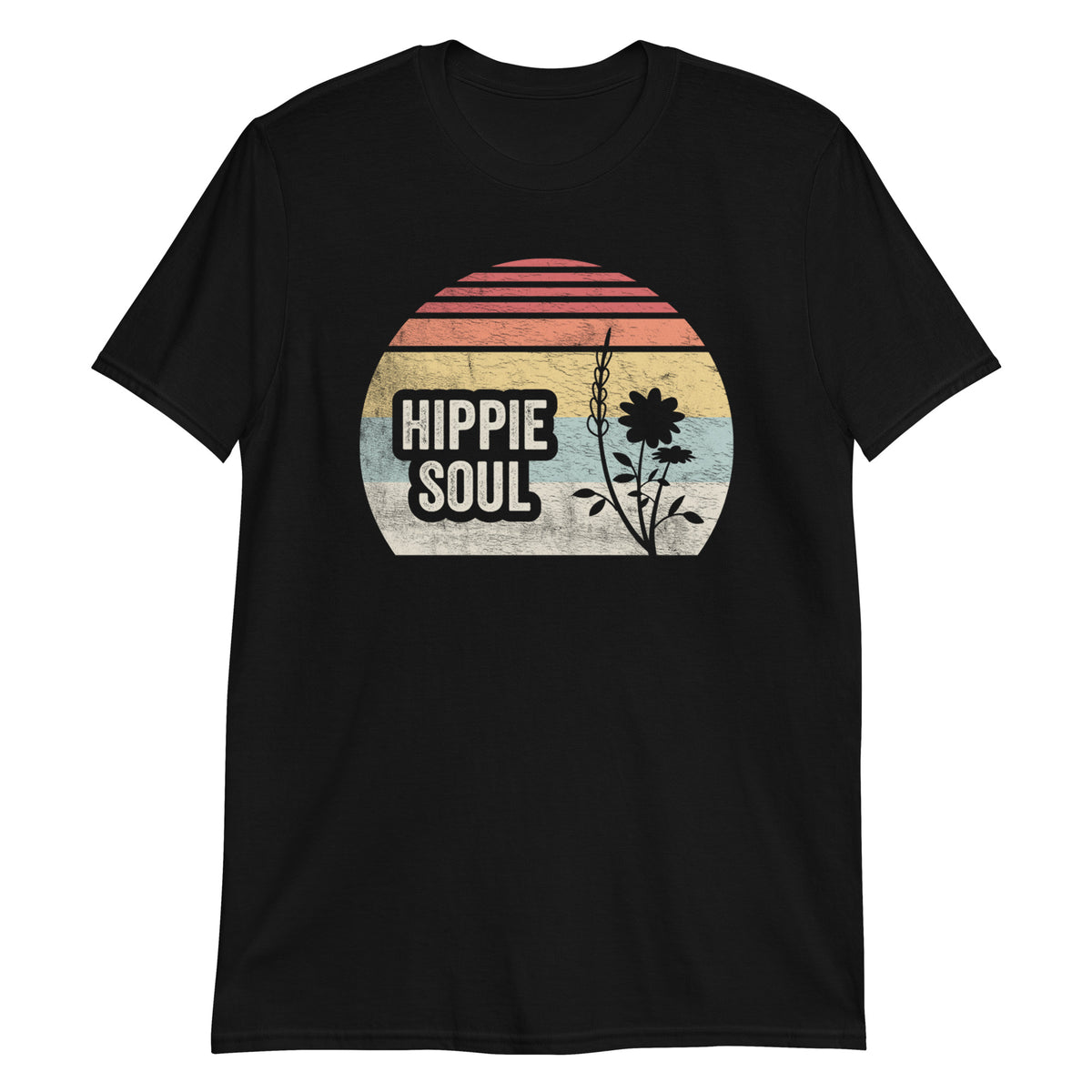 Hippie Soul Daisy Peace Sign Flower Lovers Gifts T-Shirt