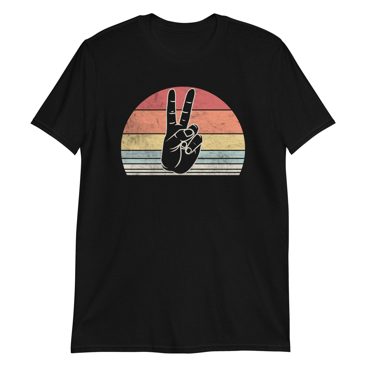 Peace Sign Retro Style Vintage T-Shirt