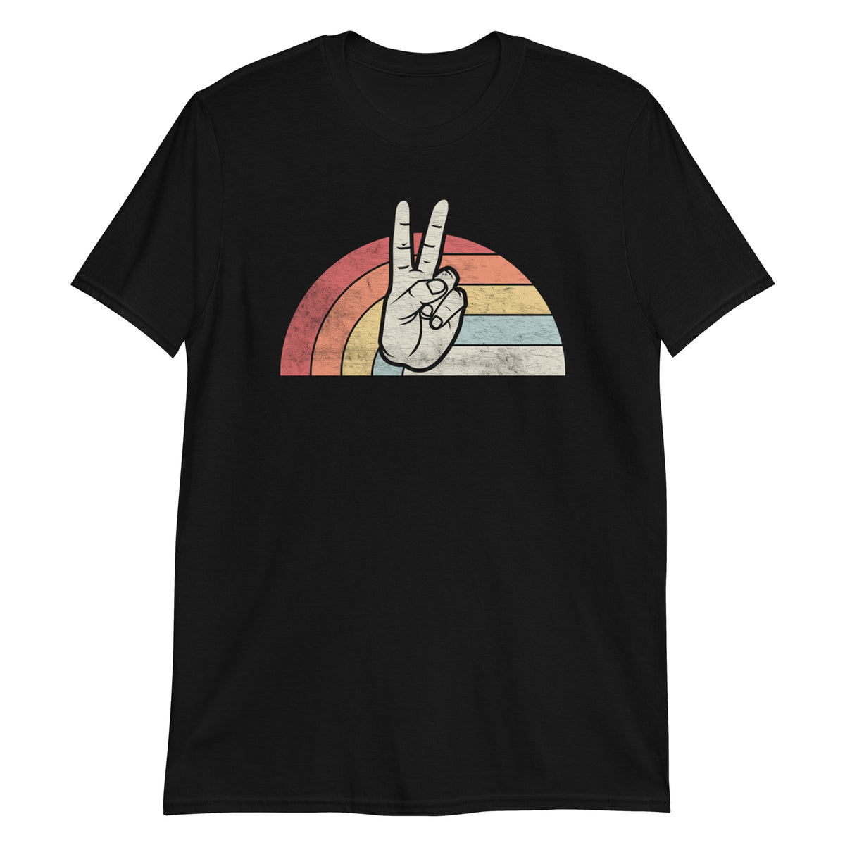 Peace Sign Retro Style Vintage T-Shirt