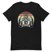 Load image into Gallery viewer, Retro Vintage Can&#39;t Hear You I&#39;m Gaming Unisex t-shirt
